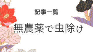 無農薬で虫除け